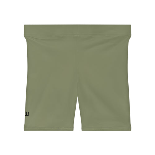 Army Green Women's Biker Shorts