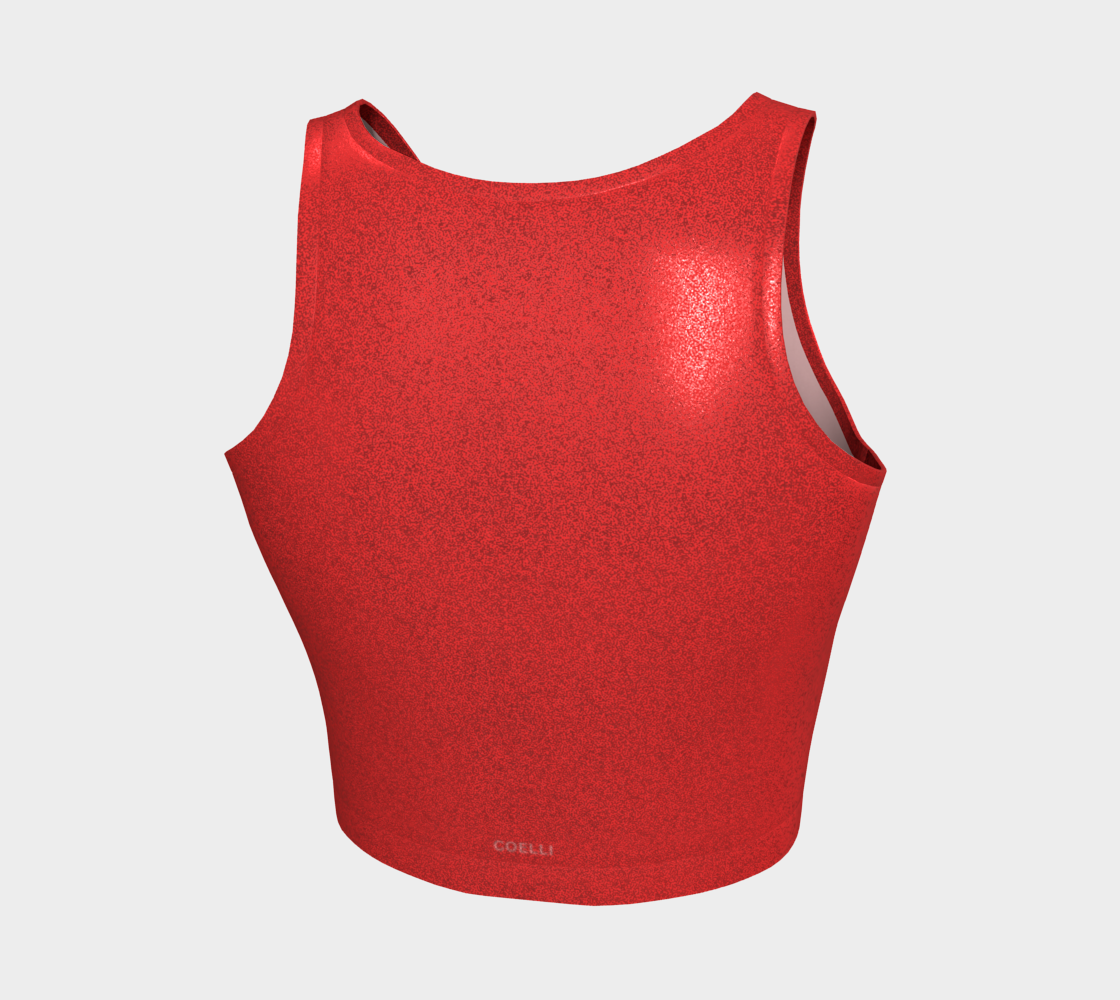 Fiery Red Women’s Crop Top