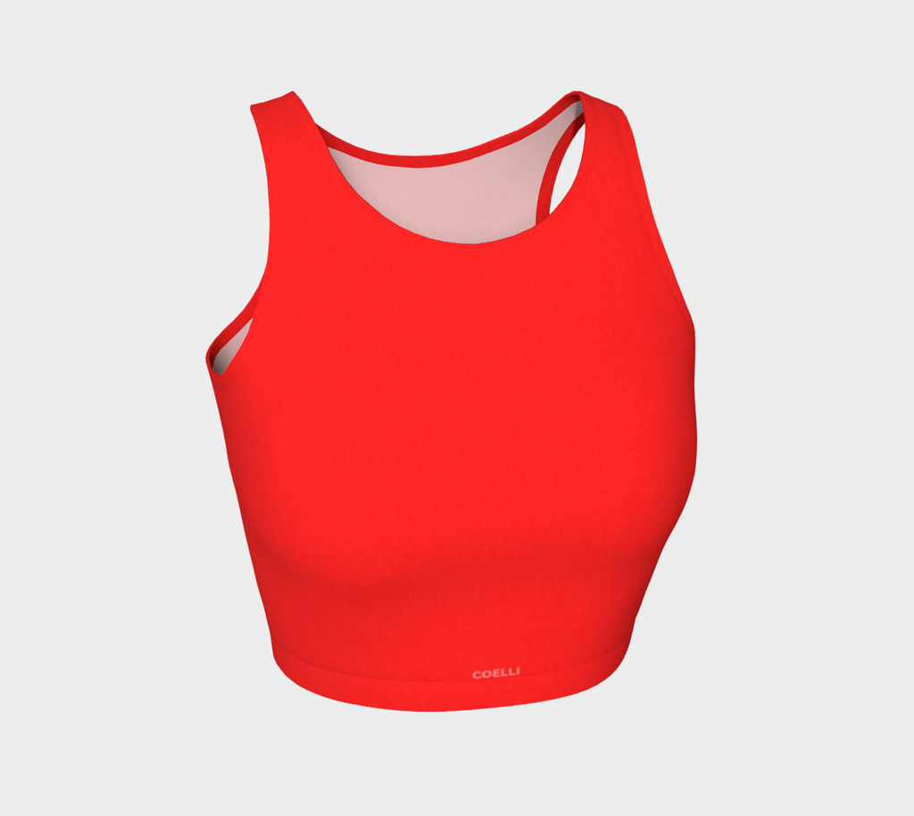 Fiery Red Women’s Crop Top