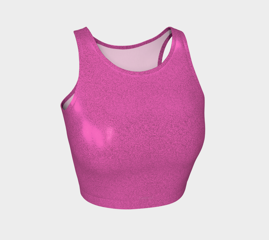 Hologram Pink Women’s Crop Top