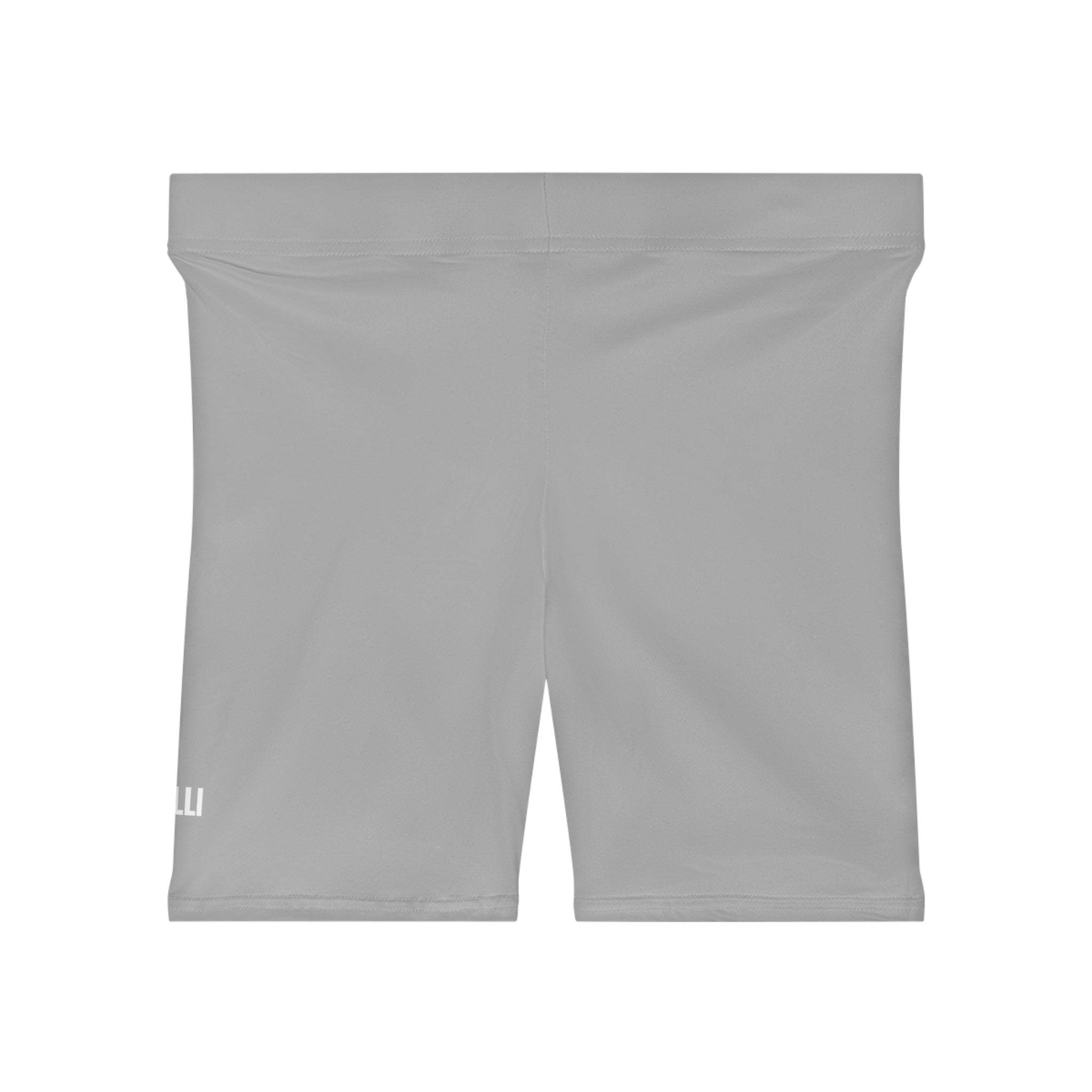 Light Grey Women's Biker Shorts