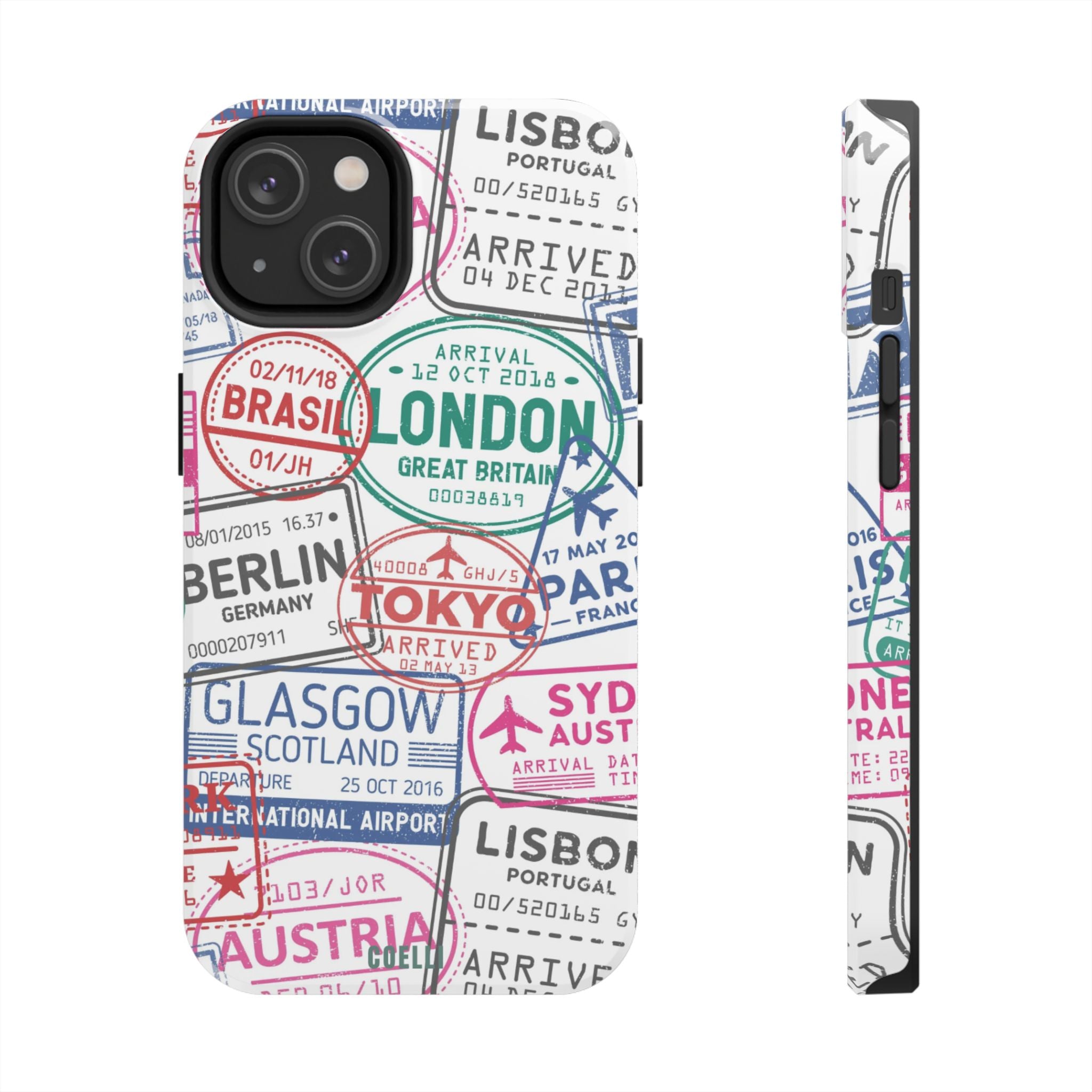 World Travel Tough Phone Case| iPhone & Galaxy Models