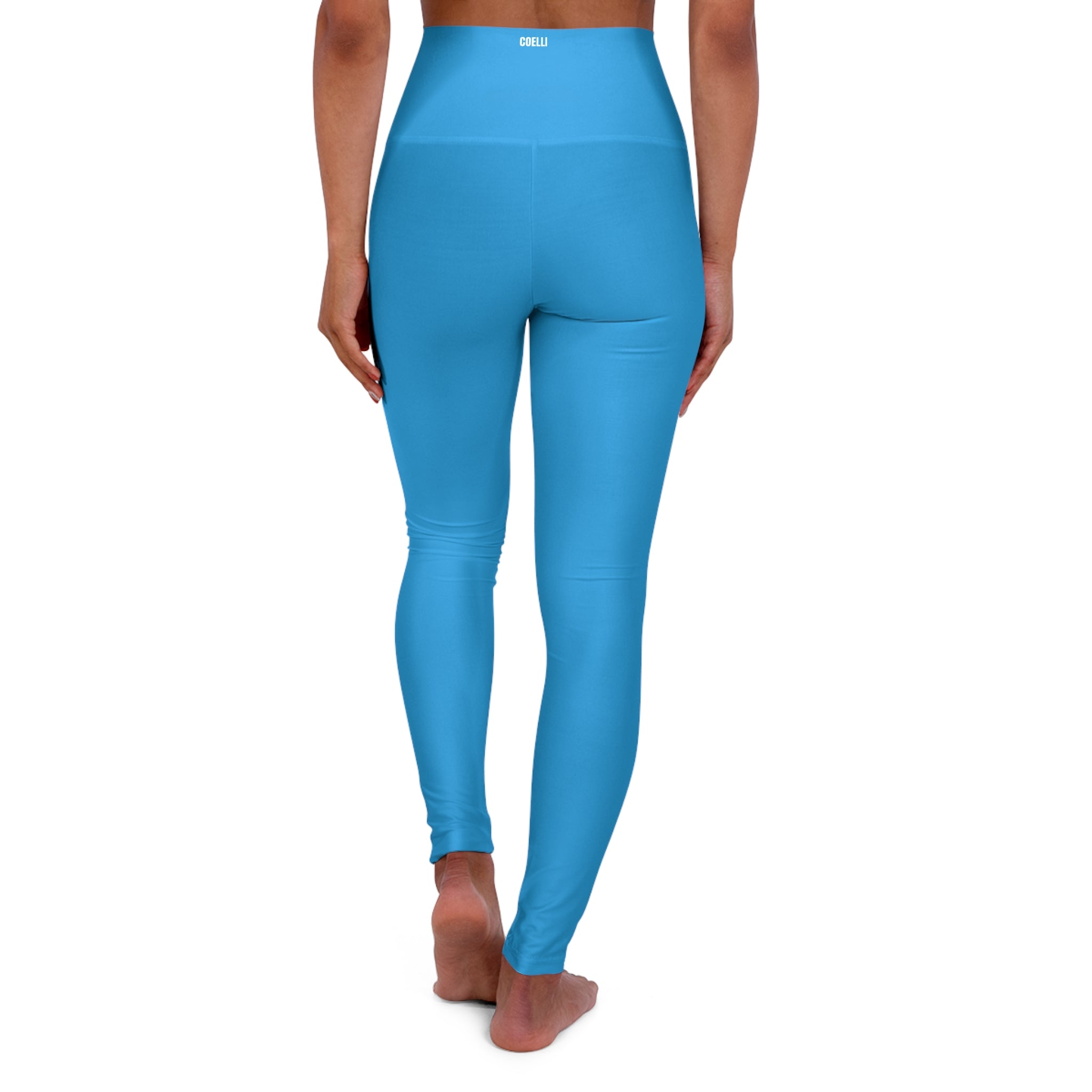 Sky Blue Women’s Fashion High Waisted Leggings
