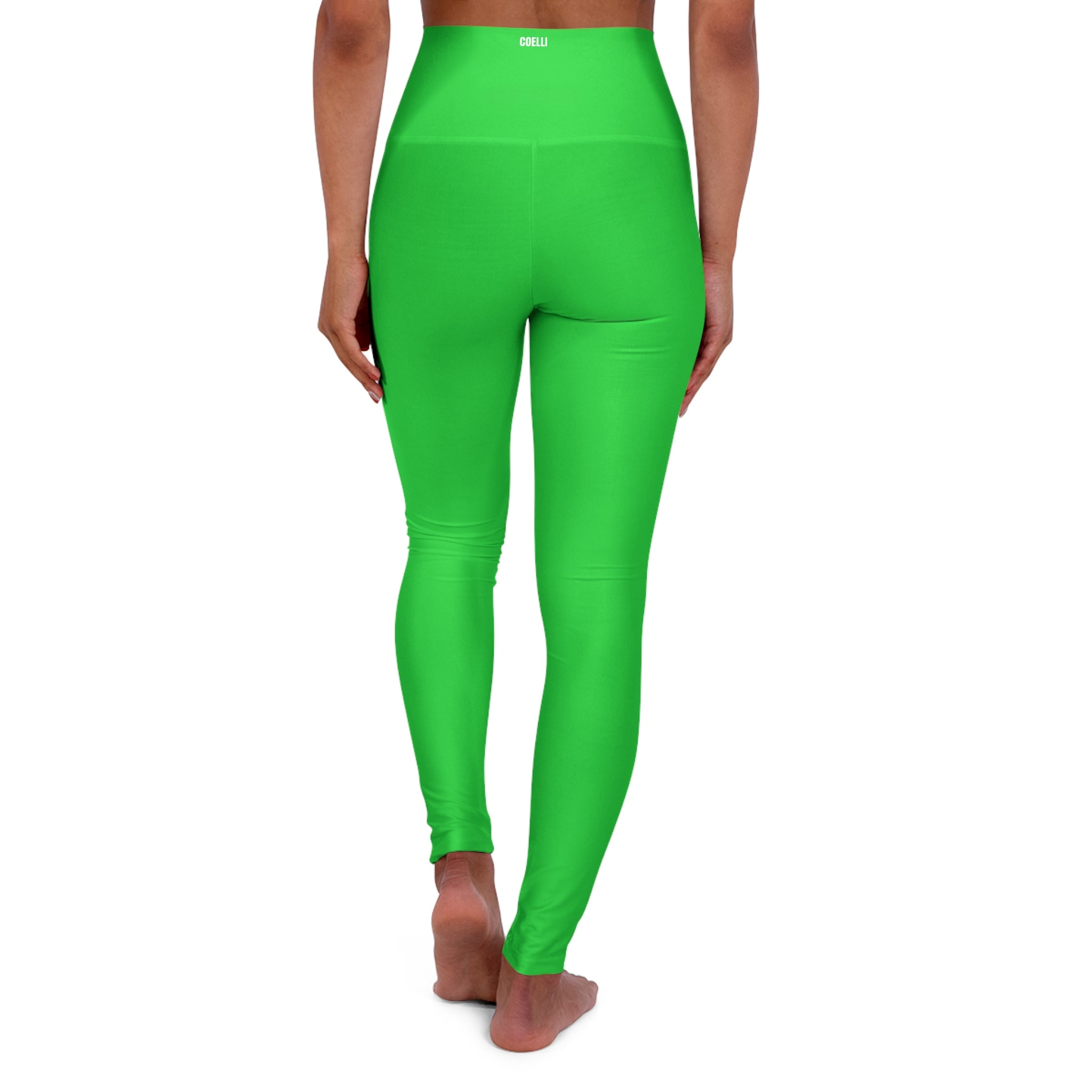 Neon Green Women’s Fashion High Waisted Leggings