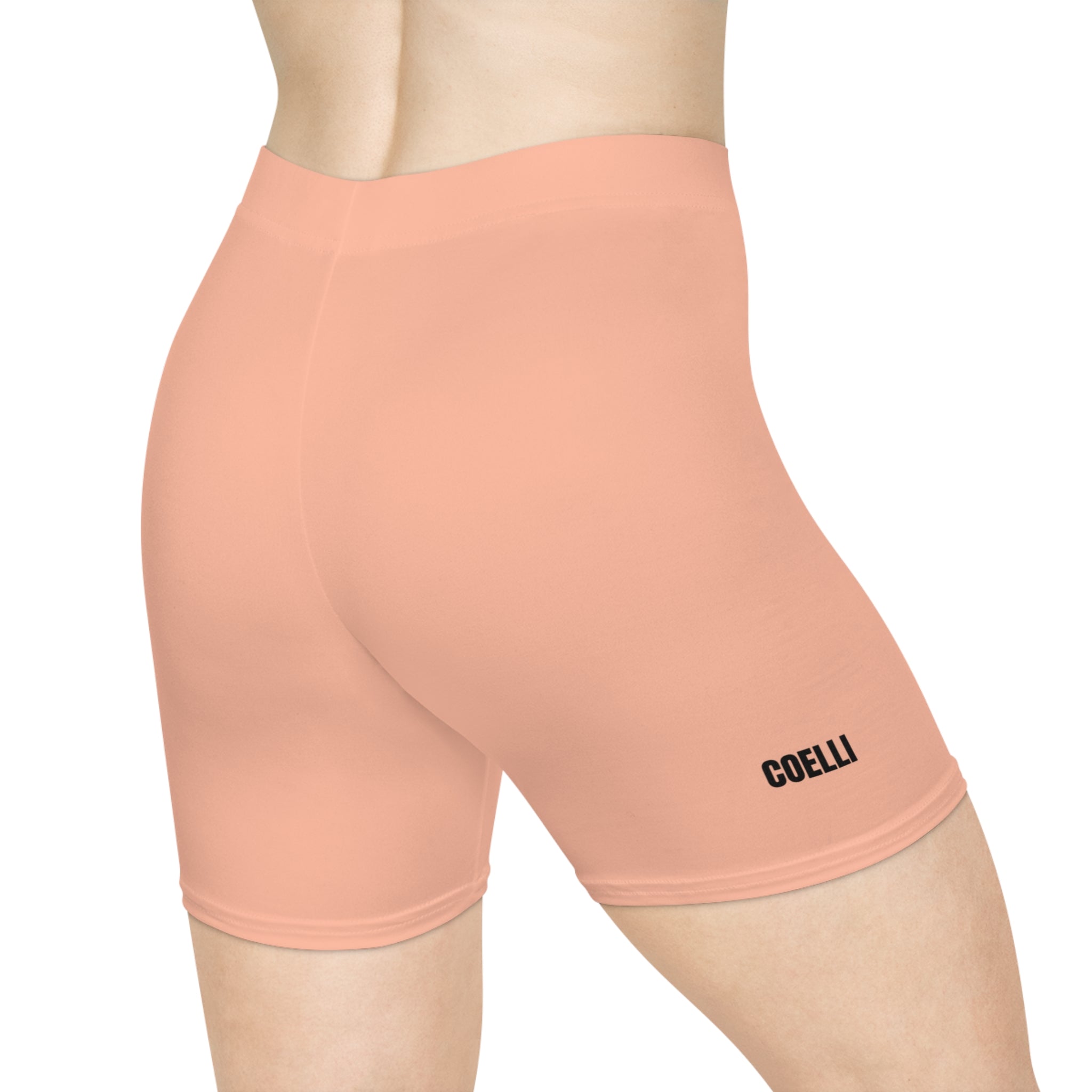 Peach Bloom Women's Biker Shorts