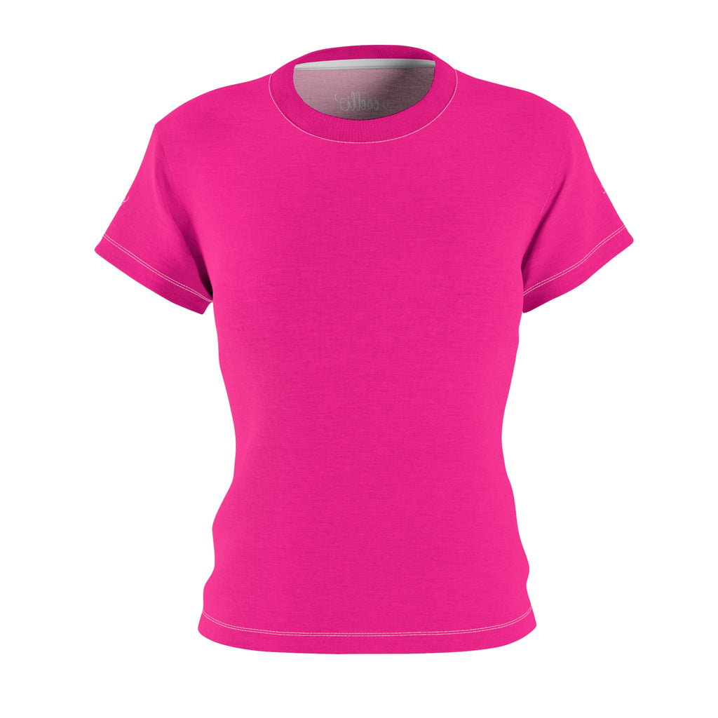 Electric Pink Women's Fitted Tee