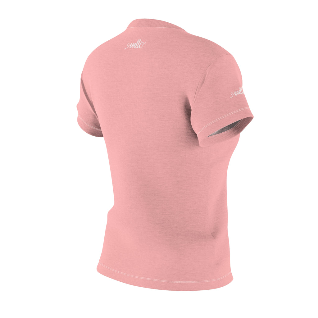 Sunset Pink Women's Fitted Tee