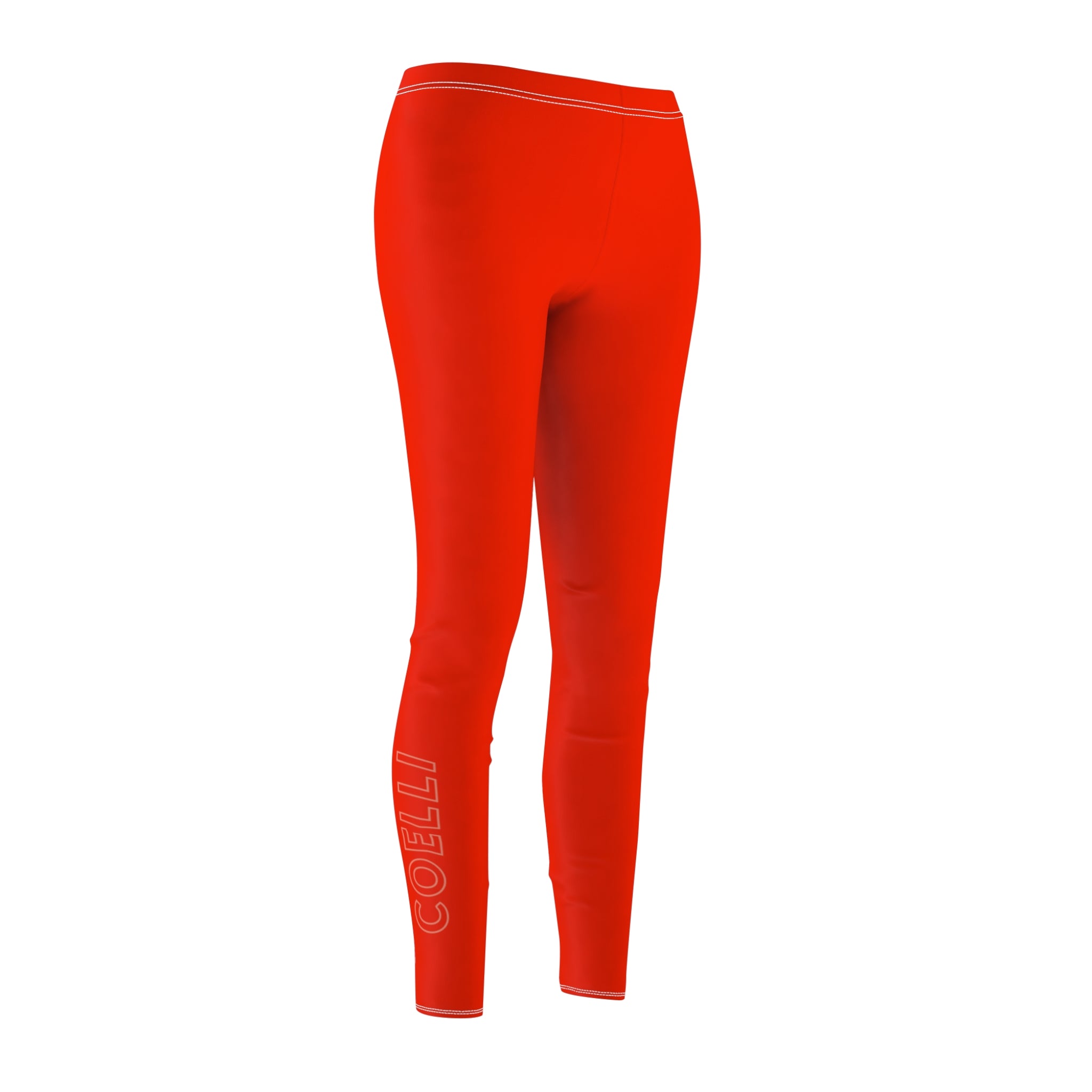 Fiery Red Women’s Brushed Suede Leggings