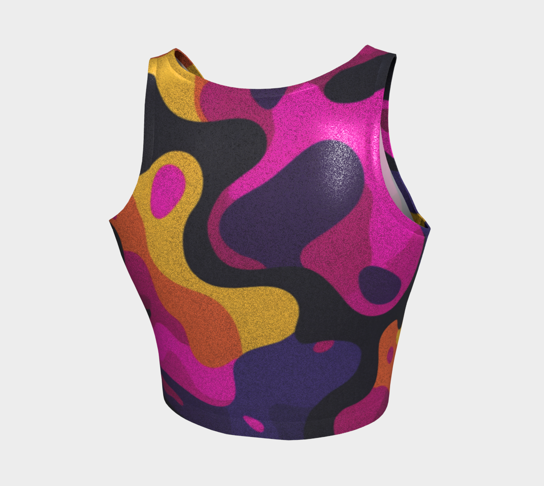 Abstract Pop Art Women’s Crop Top