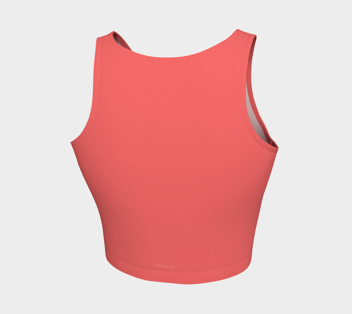 Coral Echo Women’s Crop Top