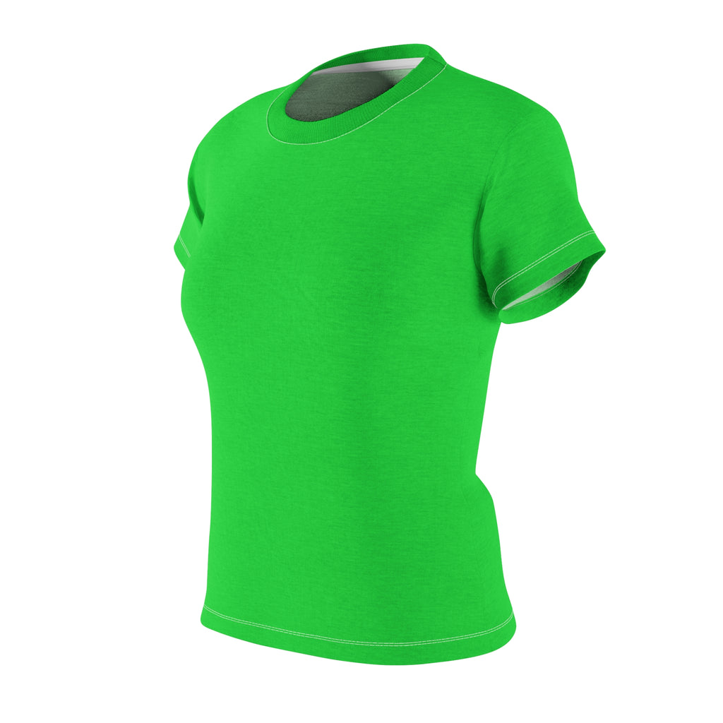 Neon Green Women's Essential Solid Tee