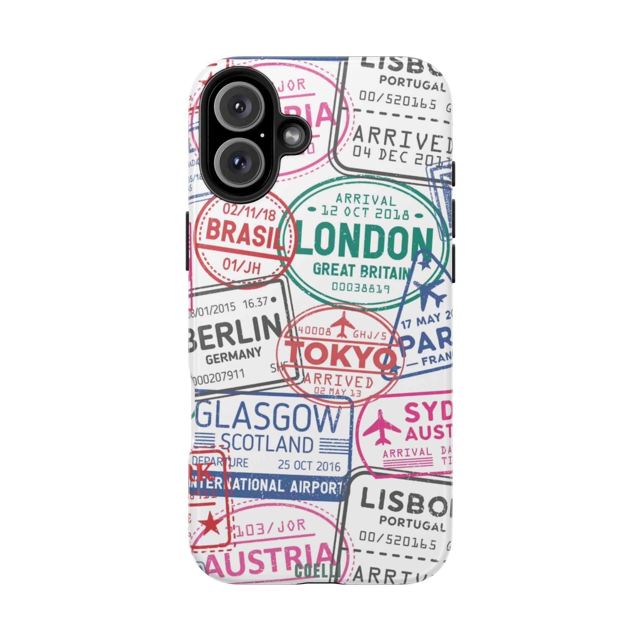 World Travel Tough Phone Case| iPhone & Galaxy Models