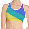 Neon Drift Colorblock Sports Bra
