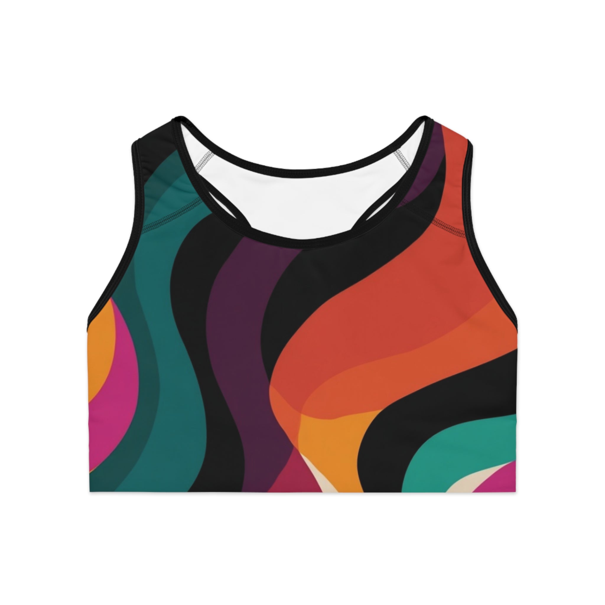 Retro Wave Women’s Activewear Top