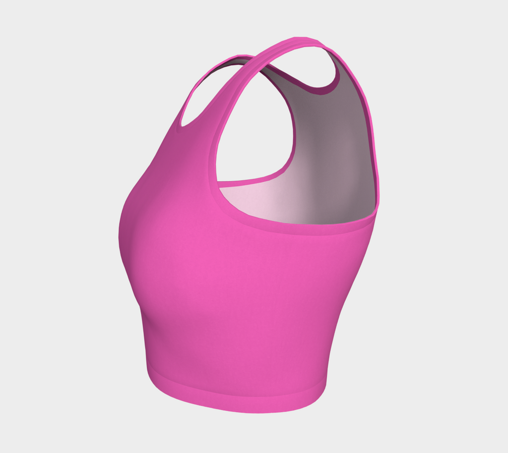 Hologram Pink Women’s Crop Top