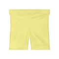 Soft Yellow Women's Biker Shorts