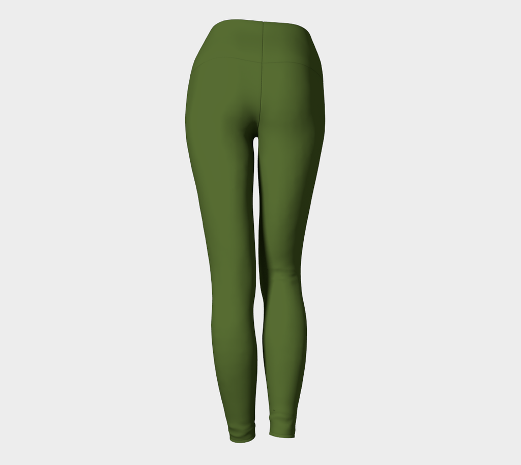 Sage Green Relaxed High Waisted Leggings