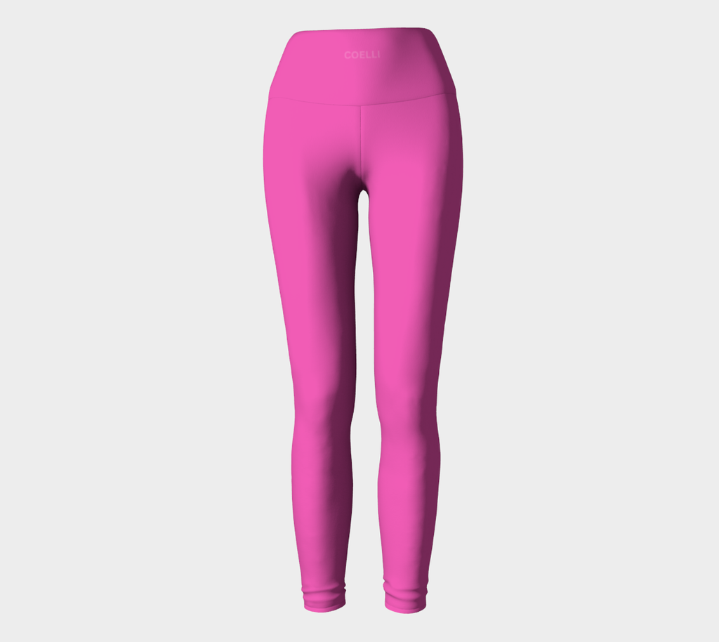 Hologram Pink Women’s High Waisted Leggings
