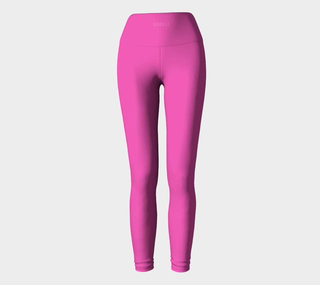 Hologram Pink Women’s High Waisted Leggings