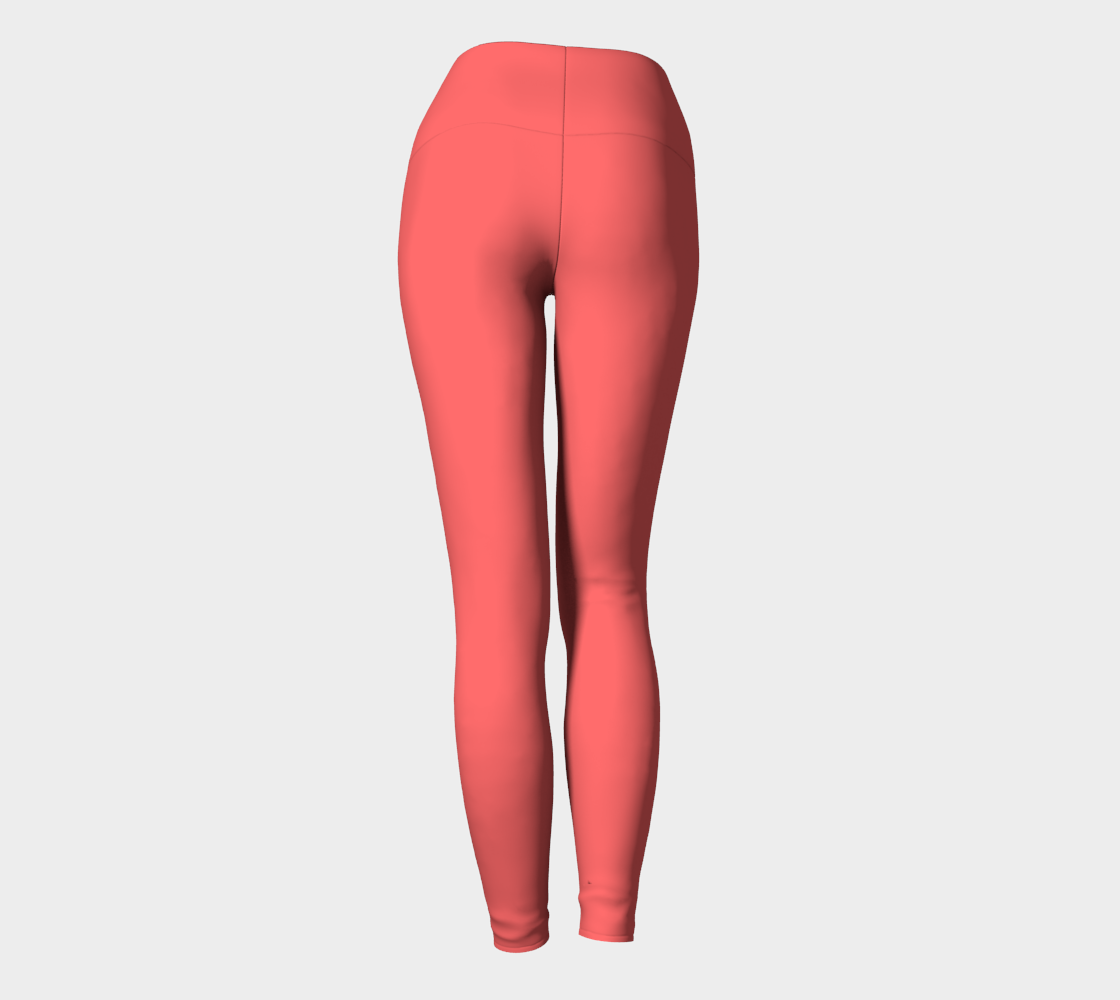 Coral Echo Women’s High Waisted  Leggings