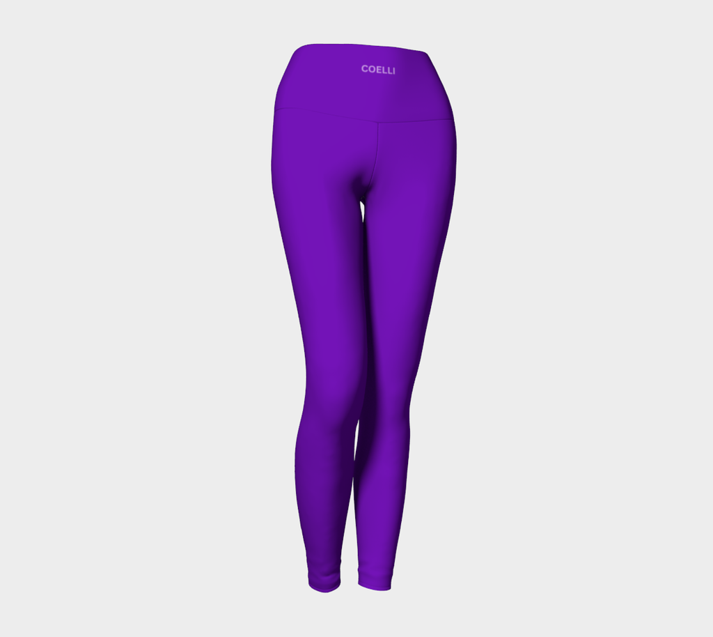 Electric Amethyst Women’s High Waisted  Leggings