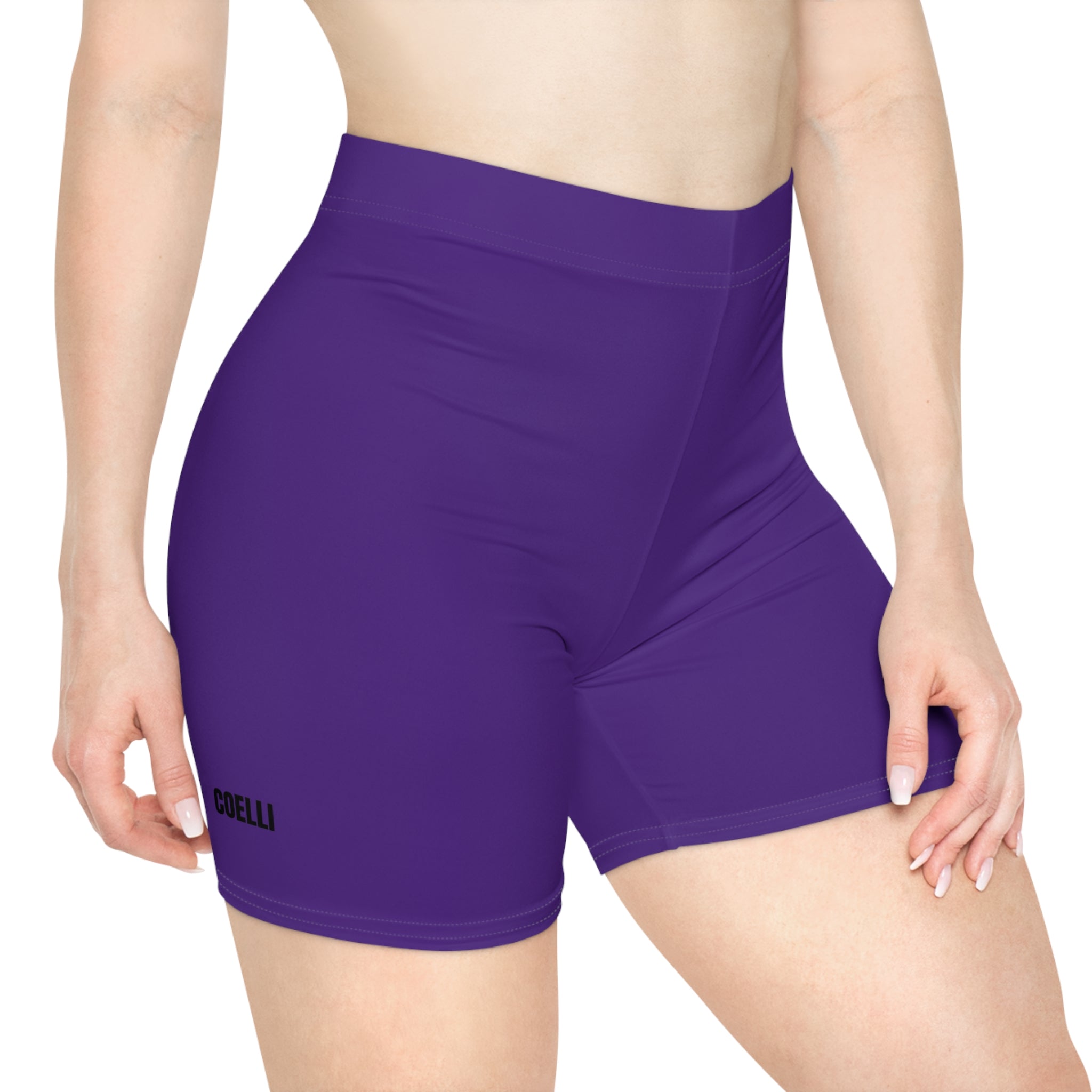 Purple Women's Yoga Shorts
