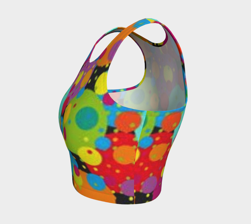 Color Dots Women’s Crop Top
