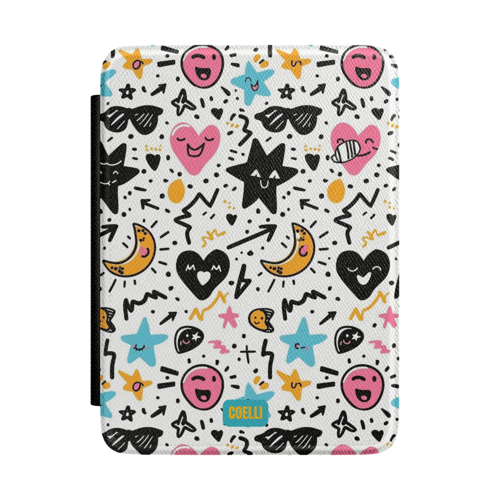 Stars & Hearts Doodle Kindle Protective Case