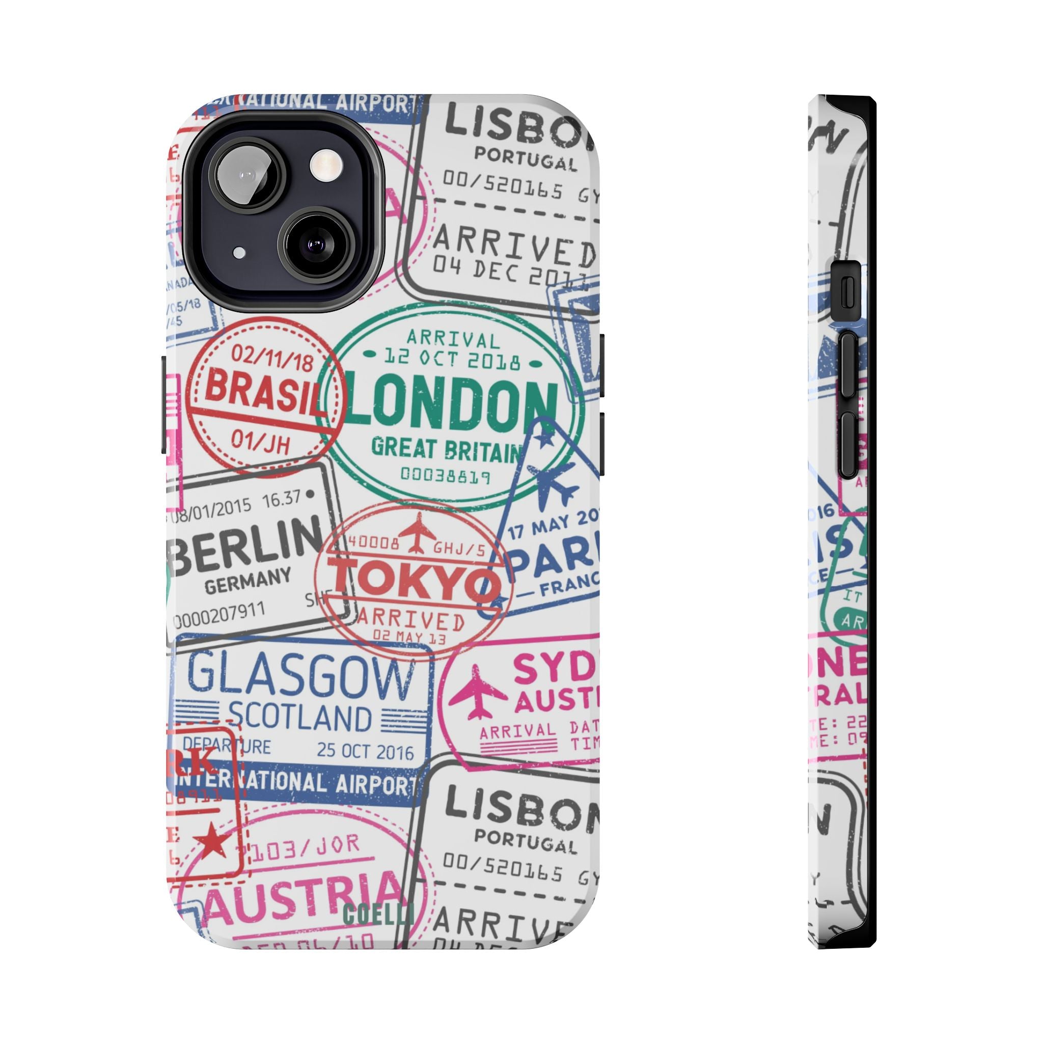 World Travel Tough Phone Case| iPhone & Galaxy Models