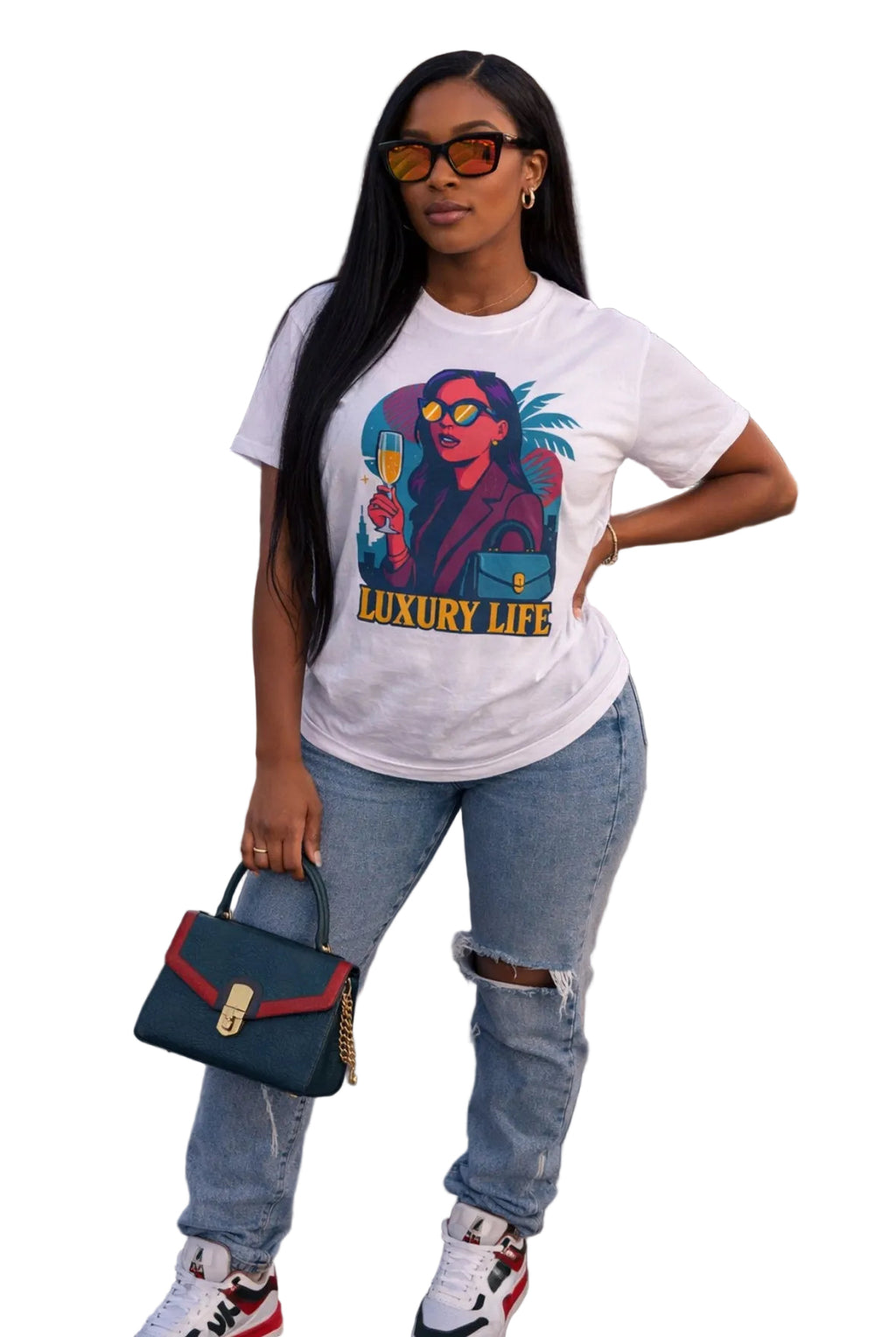 Luxury Life Women’s Graphic T-Shirt