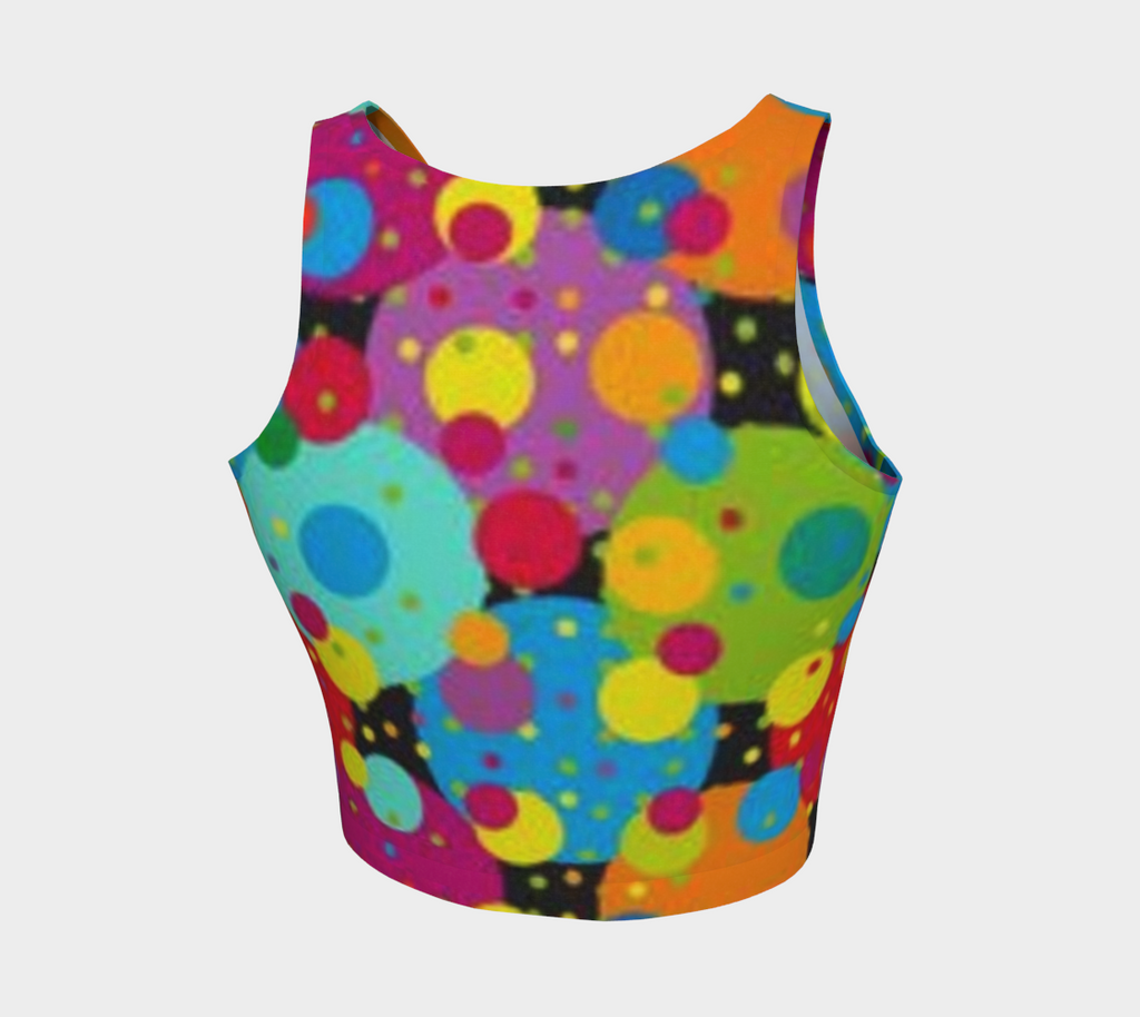 Color Dots Women’s Crop Top