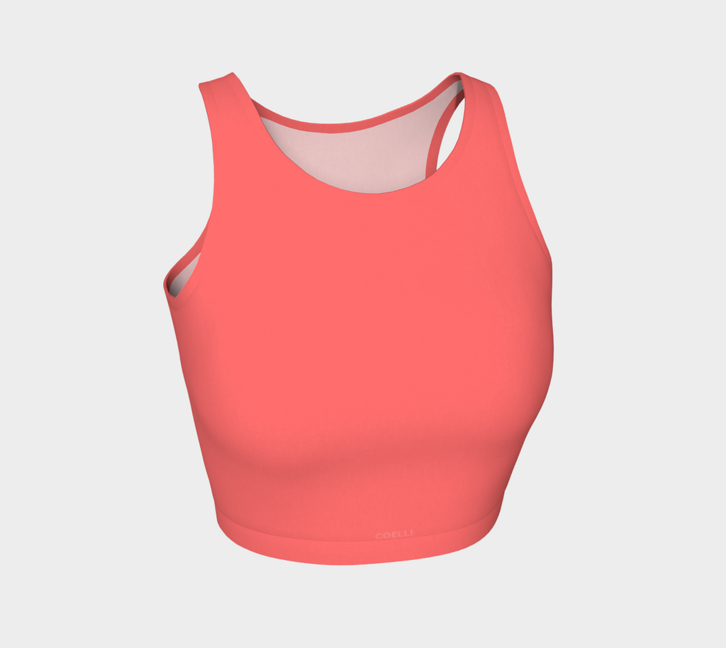 Coral Echo Women’s Crop Top