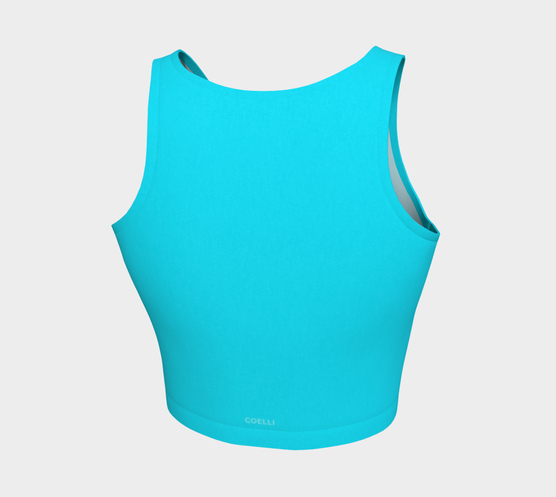 Icy Cyan Women’s Crop Top