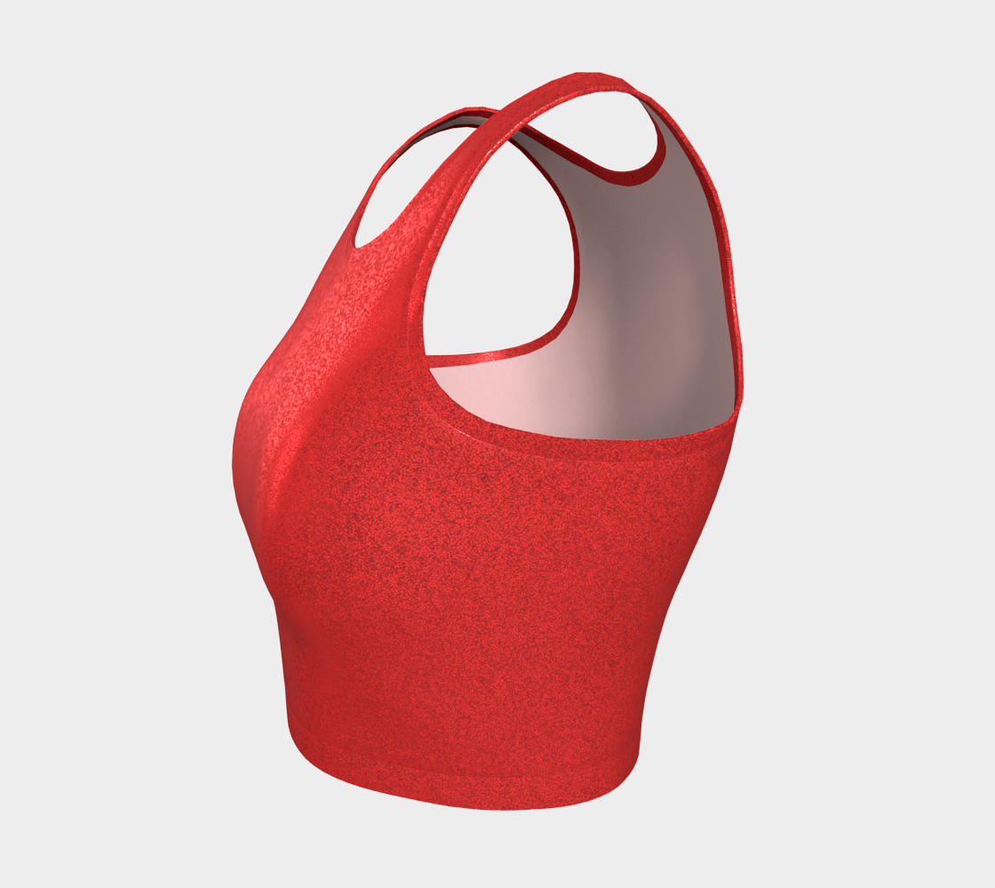 Fiery Red Women’s Crop Top