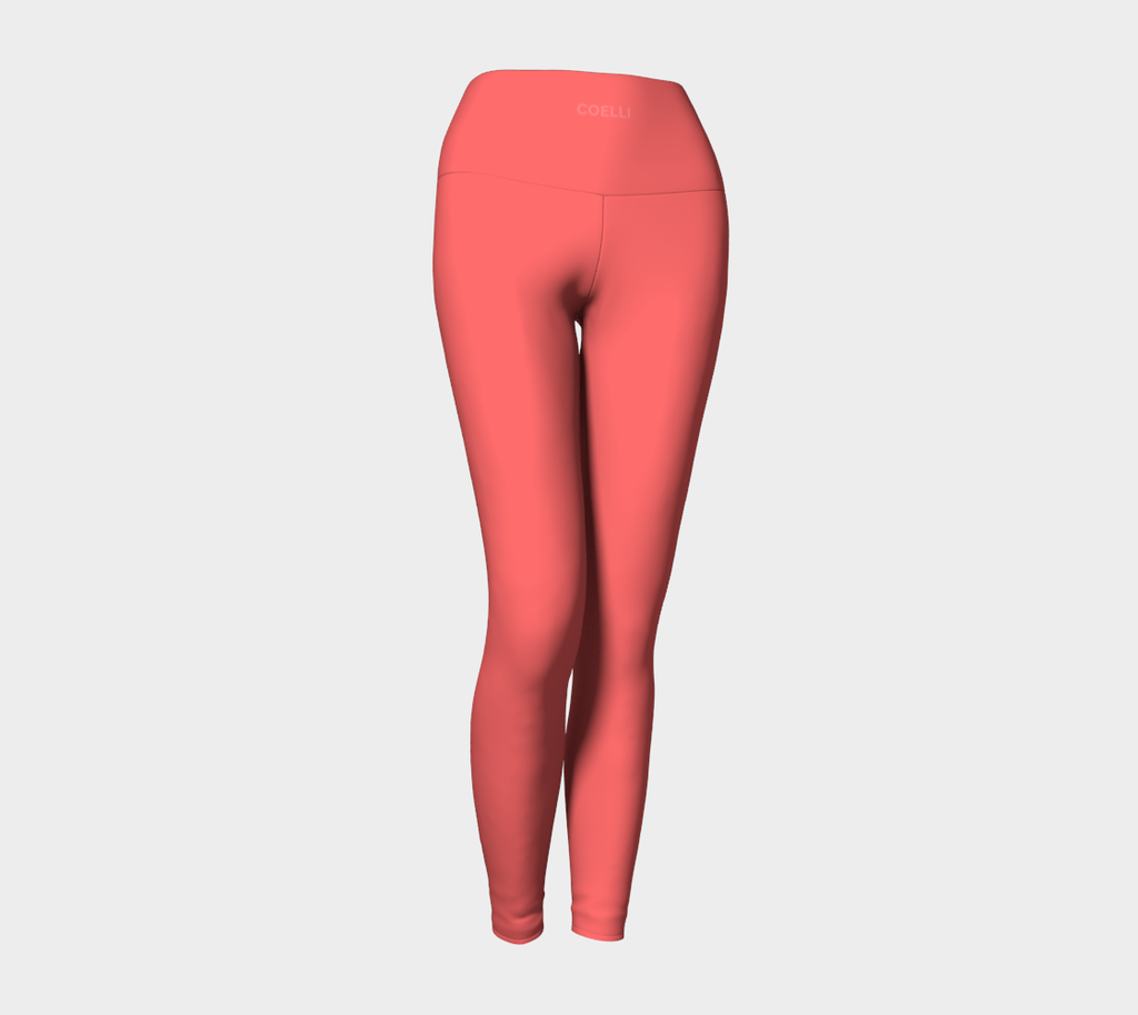Coral Echo Women’s High Waisted  Leggings