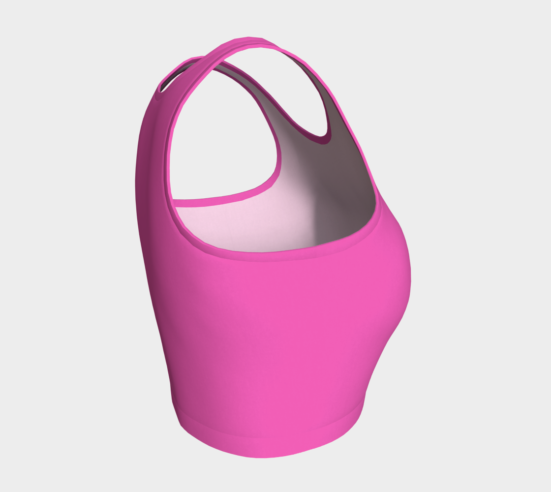 Hologram Pink Women’s Crop Top