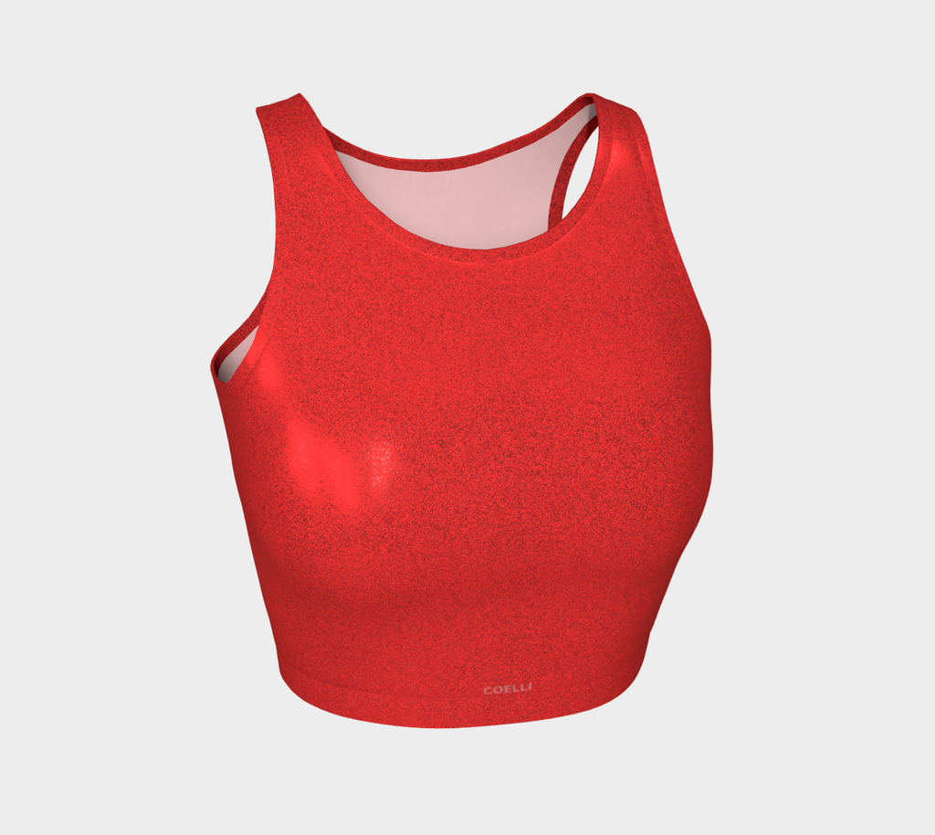 Fiery Red Women’s Crop Top