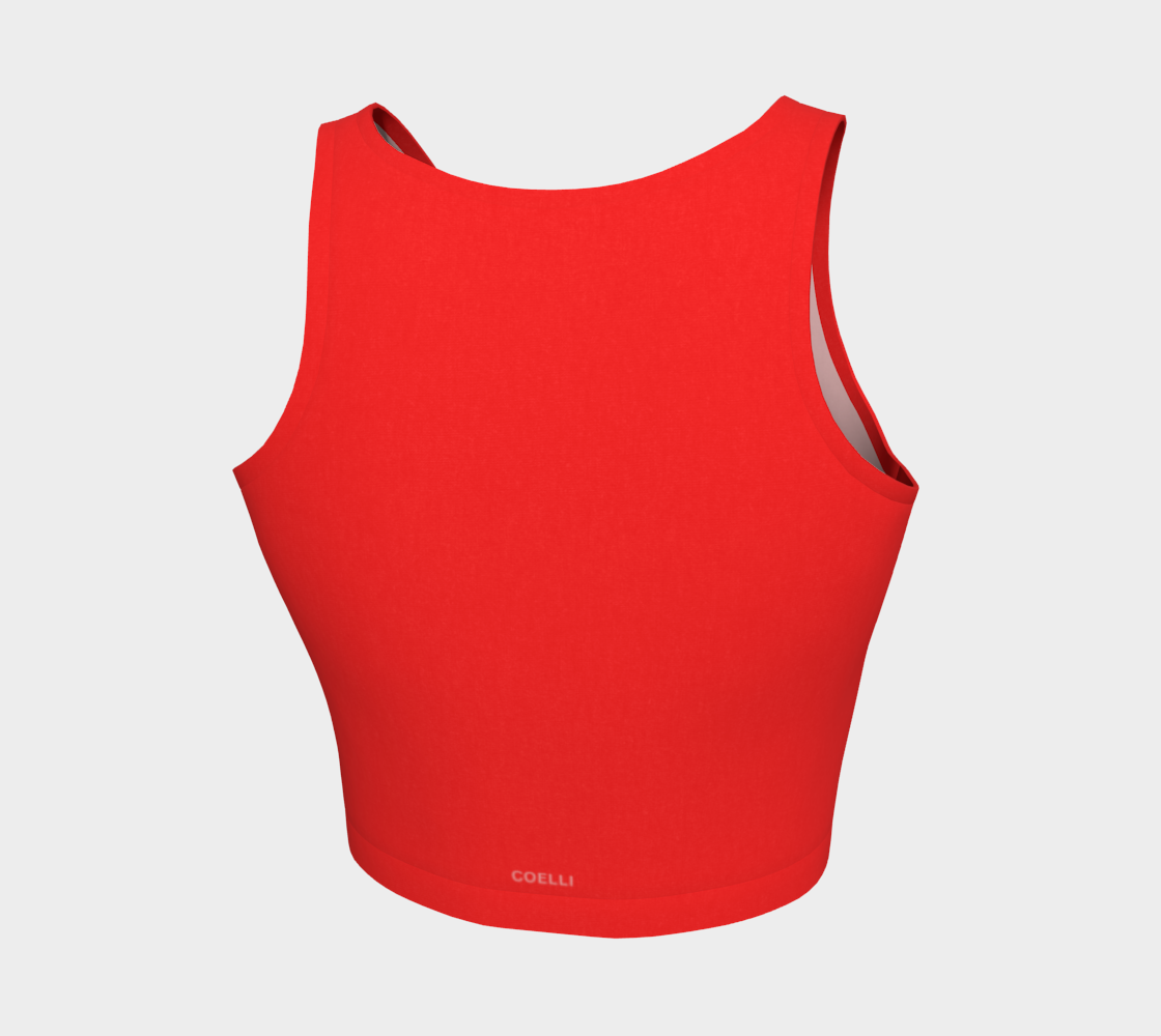 Fiery Red Women’s Crop Top